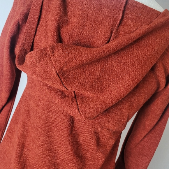 CHRIS & CAROL Square Neck Hoodie Top Small - Picture 4 of 7